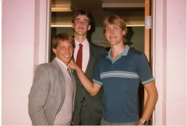John, Jim, Mike-Graduation Day