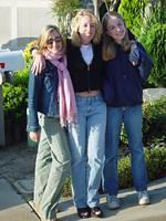 Lorca Hjortsberg, Polly Story, and daughter, Ali